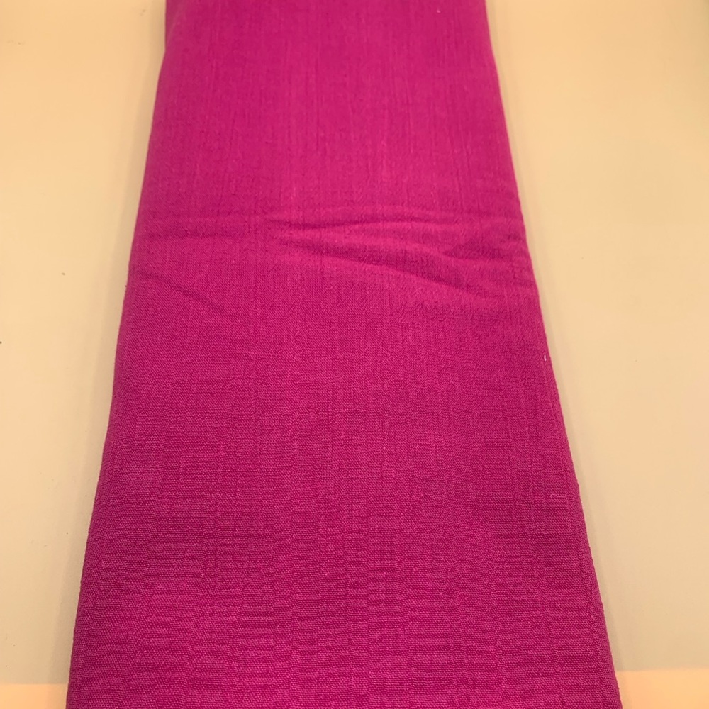 Cotton  Crinkle Medium Weight garment   Fabric Rose Pink  2 yards long 60”wide,